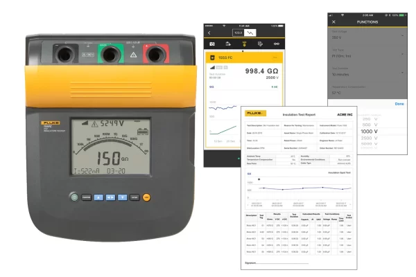 Fluke 1550C FC 5 kV Digital Insulation Tester- Sapphire Technologies