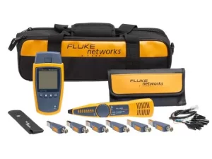 Fluke Networks MicroScanner PoE Cable Verifier Kit for Class 1–8 PoE and Industrial Network Testing