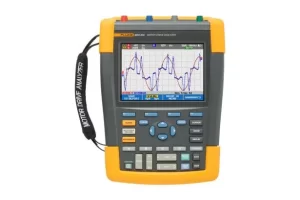 Fluke MDA-510 and MDA-550 Motor Drive Analyzers for VFD troubleshooting with guided testing and automated measurements.