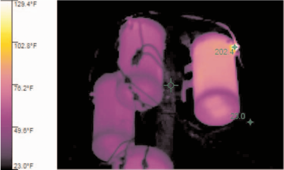 IR Thermography of Motor Bearing