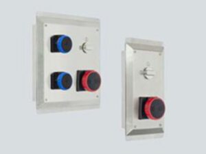 Socket outlet assemblies